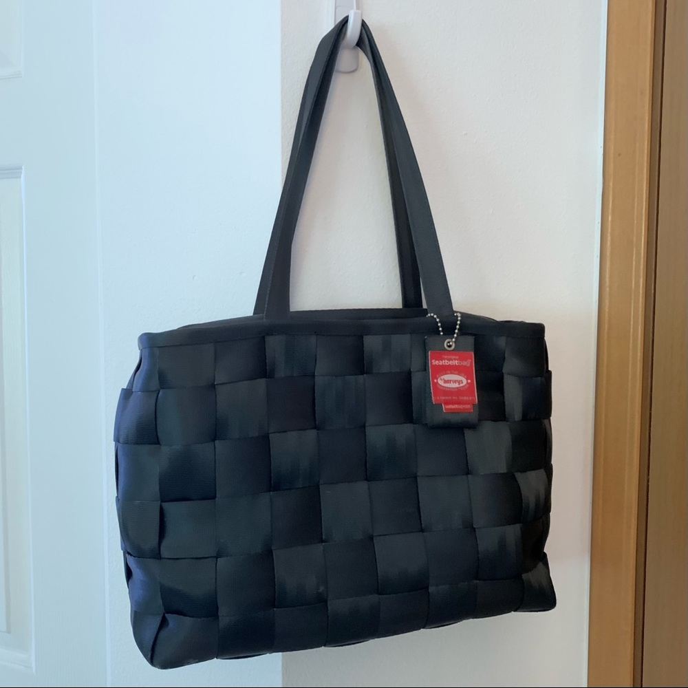 Black Harveys Seatbelt Tote Bag